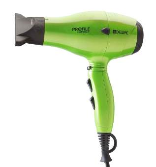 Профессиональный фен 2000 Вт Profile Compact DEWAL 03-119 Green Профессиональный фен 2000 Вт Profile Compact DEWAL 03-119 Green
